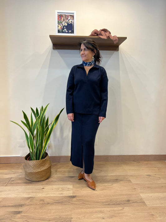 Saia malha comprida -  Maria Bellentani