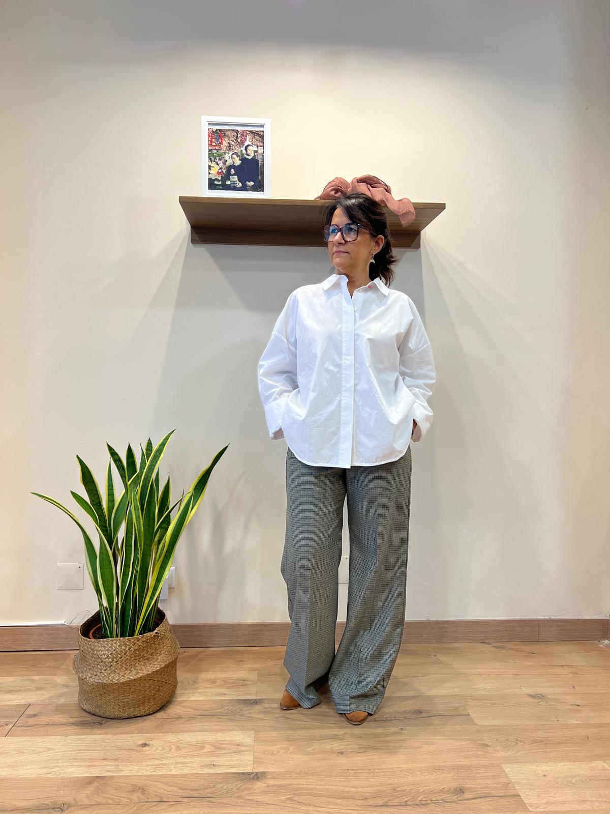 Calça xadrez - Maria Bellentani