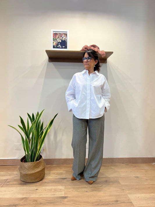 Calça xadrez - Maria Bellentani