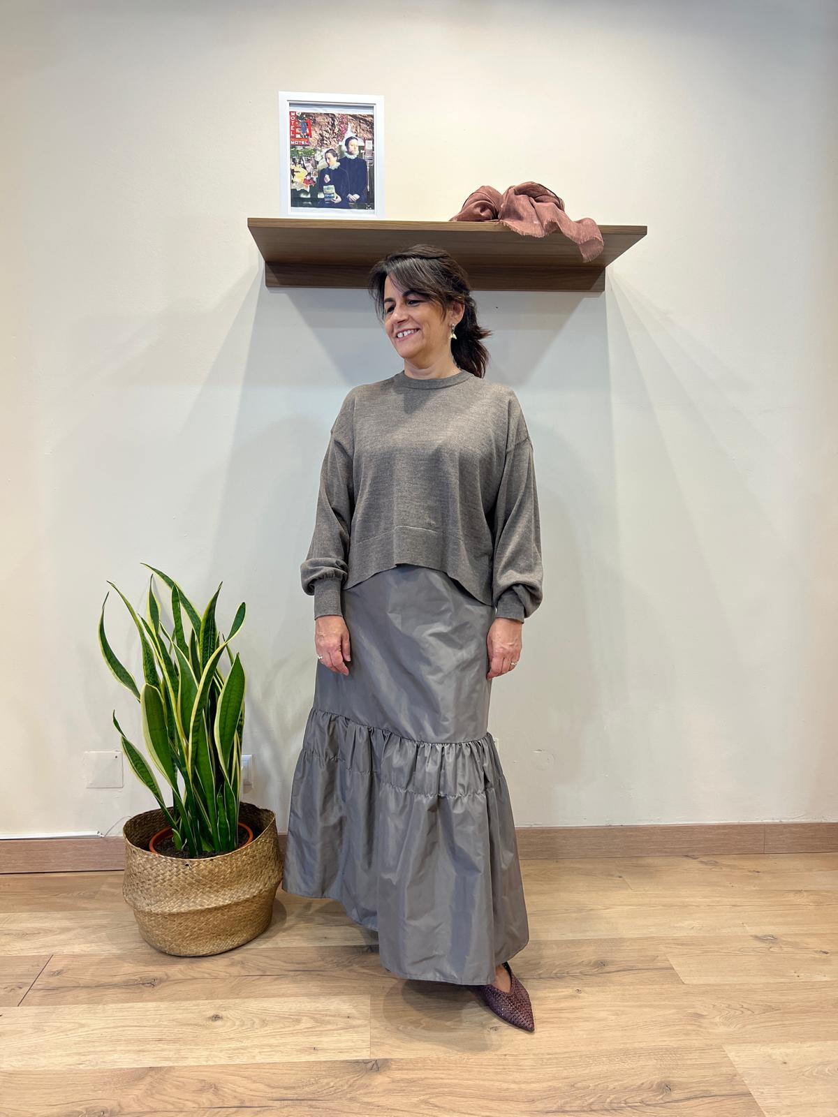 Vestido comprido c/ camisola - Eufonia