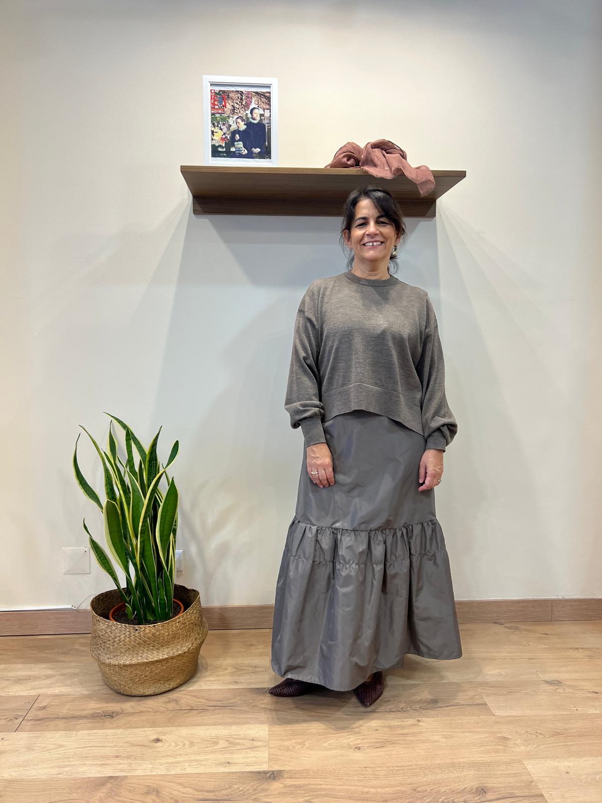 Vestido comprido c/ camisola - Eufonia