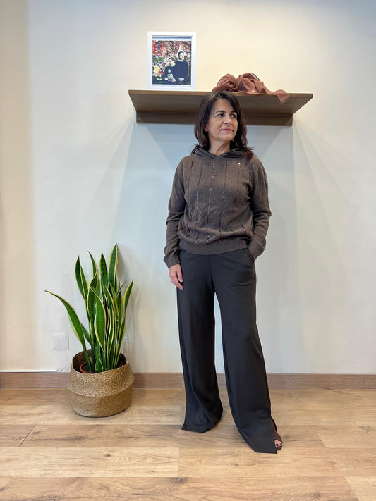 Camisola com capuz - Maria Bellentani